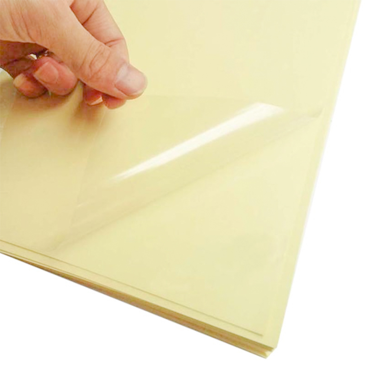 50um Transparens DELICIUM Film UV tenaces Cum White Glassine Liner