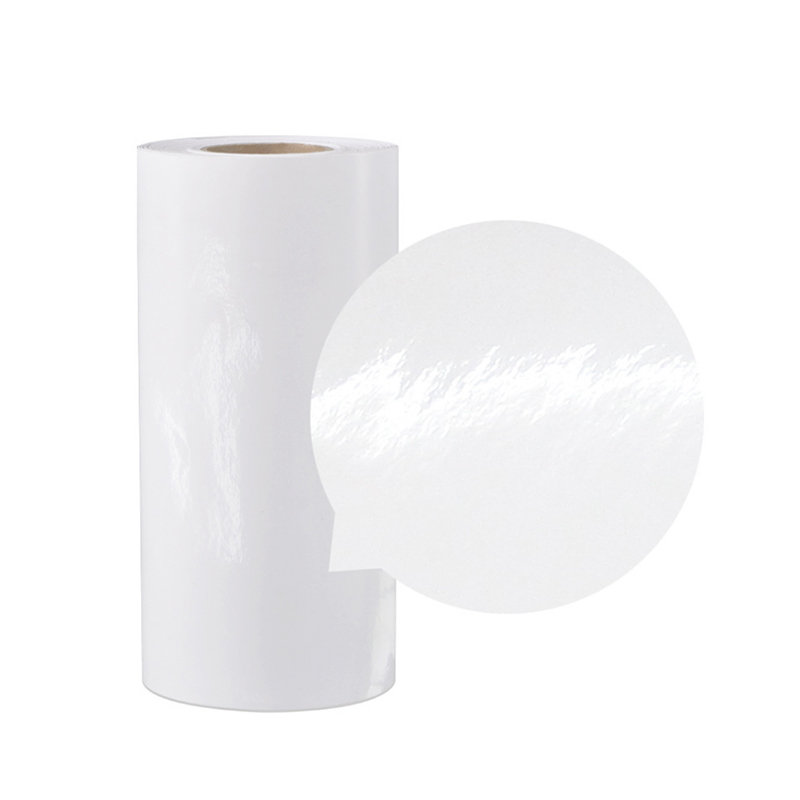 75um Matt White Vinyl Yupo PP / Solvent tenaces / 60g Alba Glassine Liner