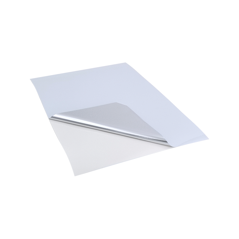 25um Bright White Aluminized PET Film Tyro Tenaces Paper Sticker 