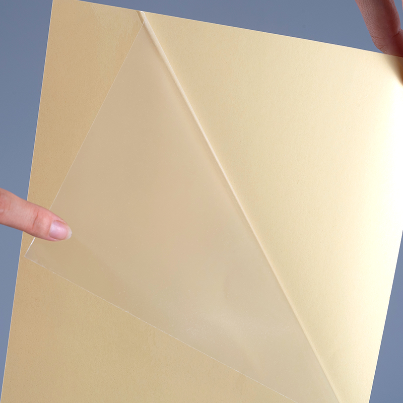 25mic Transparens DELICIUM Film Cum Removable Tenaces Serena Polyester Labels