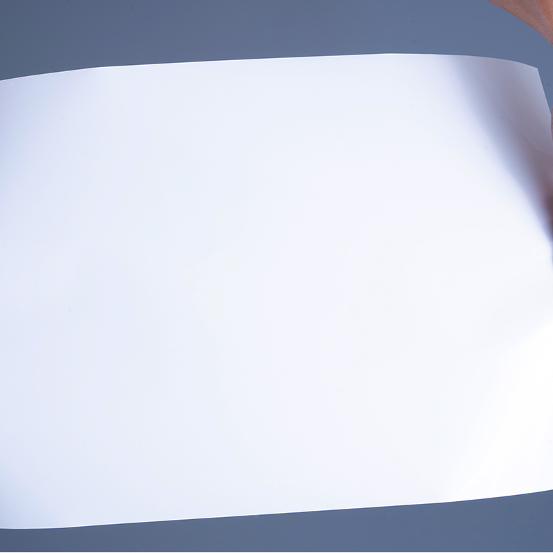 25mic Glossae PET Vinyl Film Label Materiales cum Acrylico Adhesivo Jumbo Roll pro Inkjet Typographia