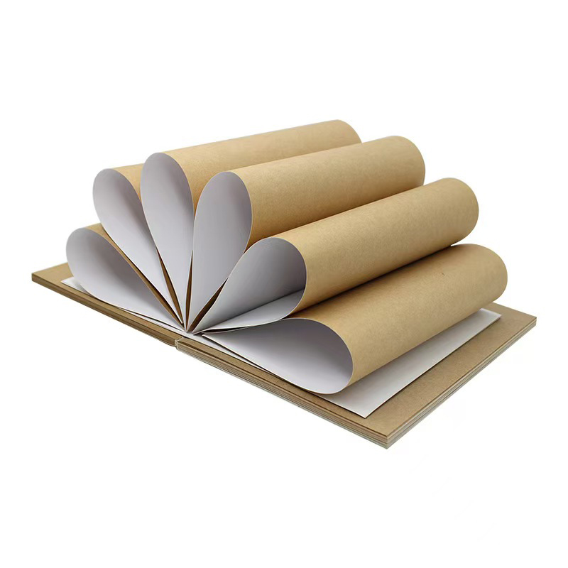 85gsm Sui tenaces Kraft Paper Cum Acrylic gluten et Yellow Liner