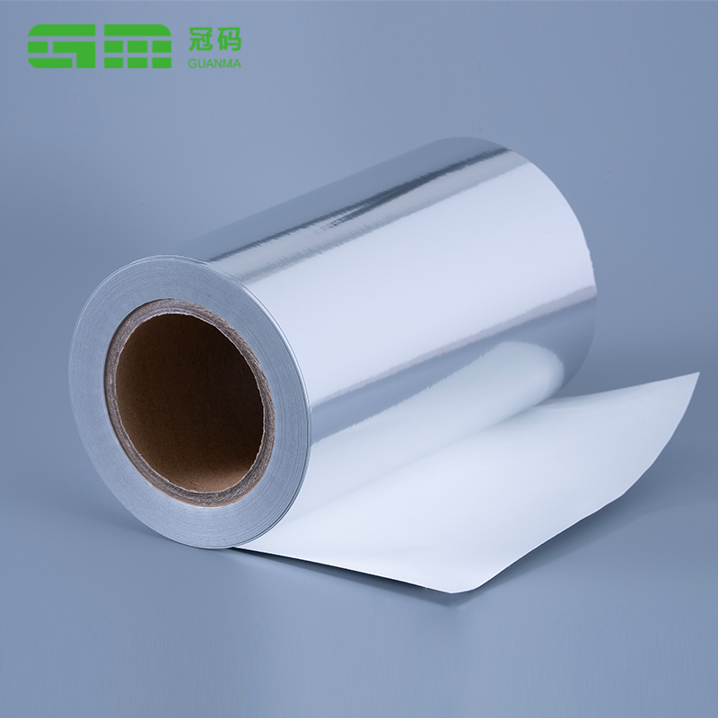 50mic Glossy Silver PP Self Tenaces Paper Jumbo Roll with Tyro Glue