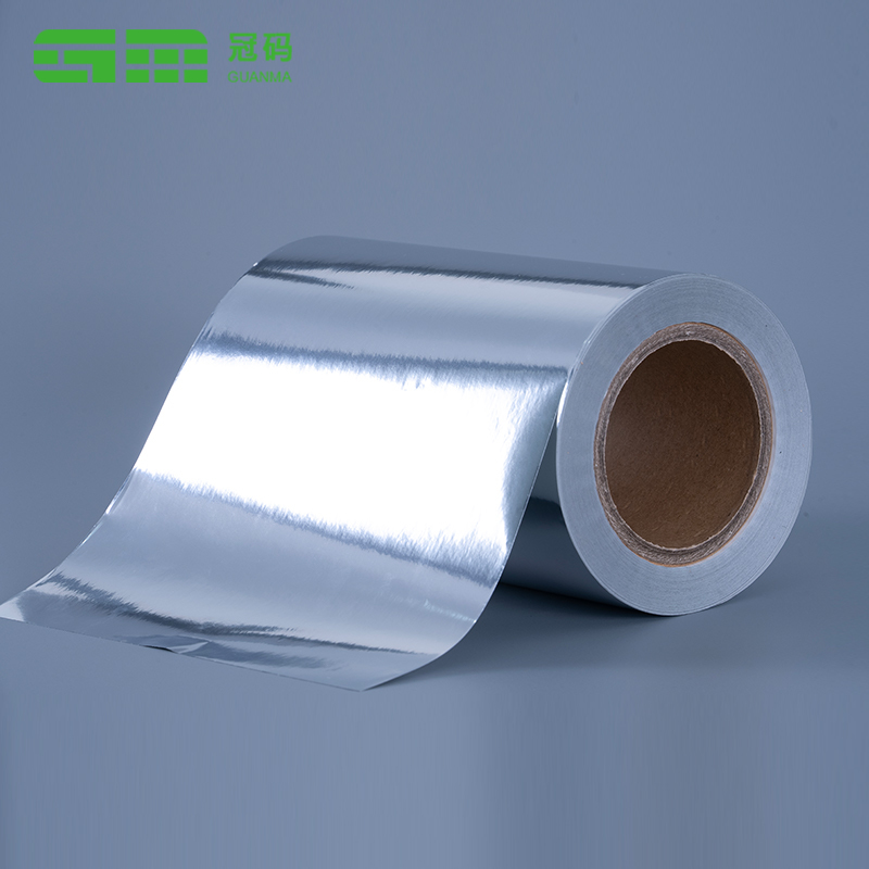 50mic Glossy Silver PP Self Tenaces Paper Jumbo Roll with Tyro Glue