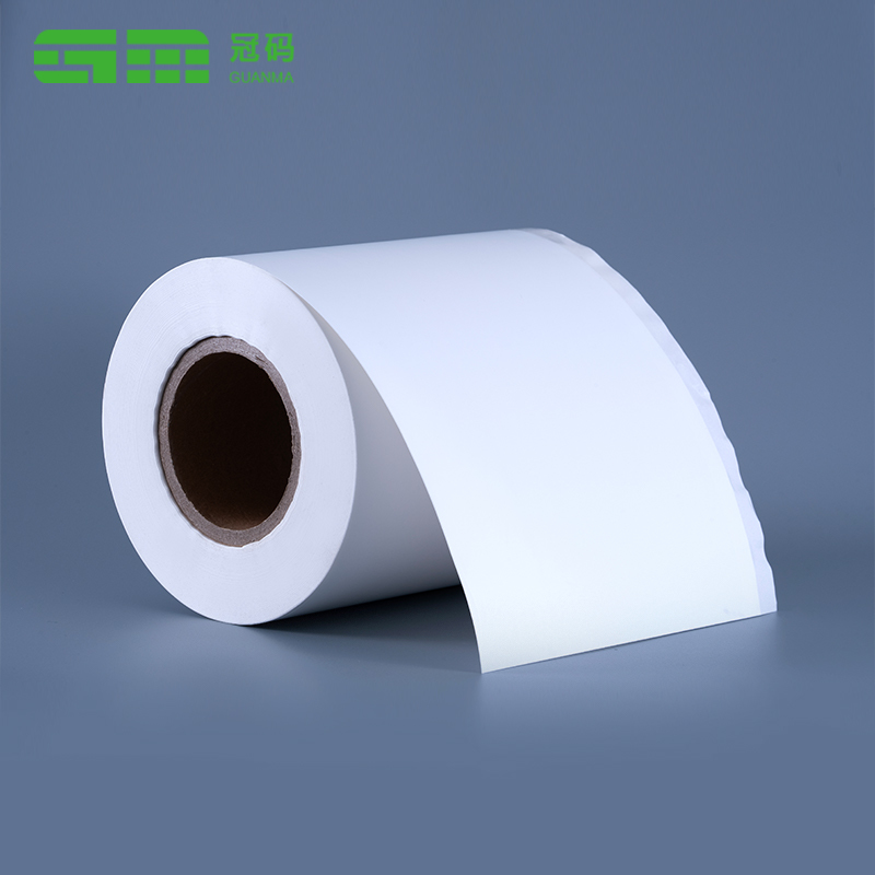 80mic Matte White PP Sui tenaces Labels removeri Label Material pro abstergitur
