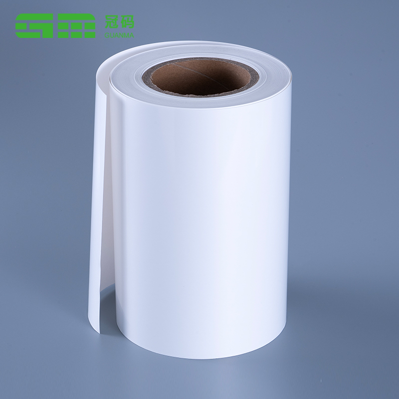 60mic Glossy White Vinyl Sticker Paper PP Film Jumbo Roll with Frozen Adhesive